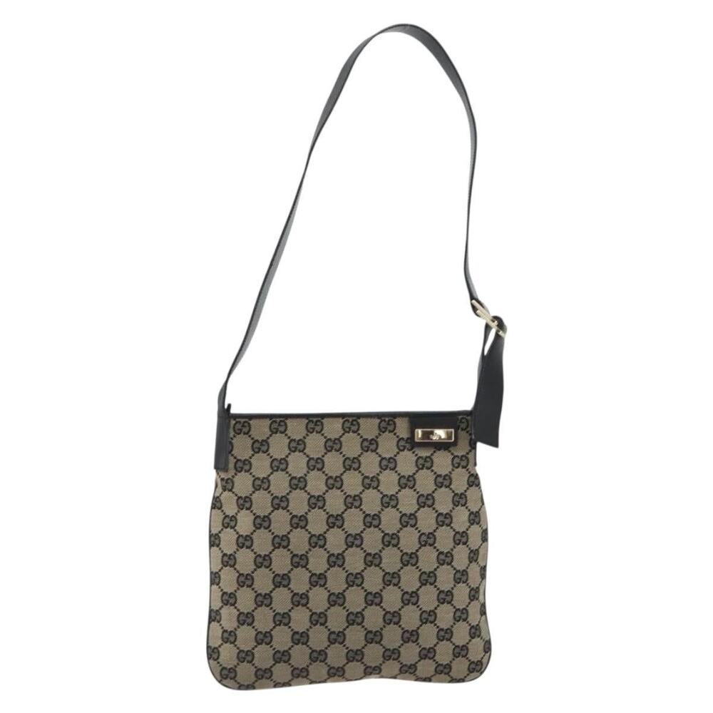 Gucci GG Canvas Shoulder Bag Blue